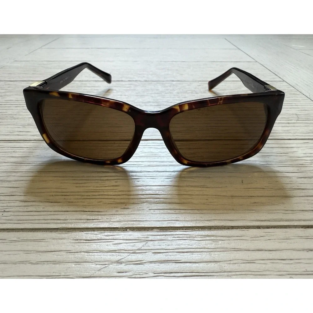 Cole Haan C7028 Full‎ Rim Rectangular Classic Tort Sunglasses. Unisex. Outdoor.